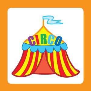 Contrassegni carta adesiva - Il circo