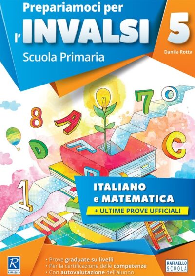 Prepariamoci per l'INVALSI - Cartellina Italiano+Matematica - Classe 5