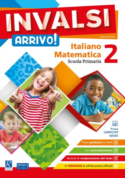 Cartellina INVALSI Arrivo! - Italiano + Matematica - Classe 2