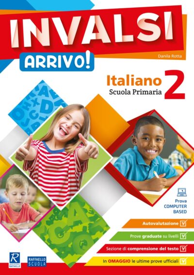 Cartellina INVALSI Arrivo! - Italiano + Matematica - Classe 2