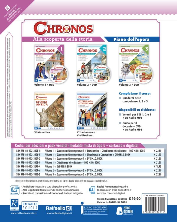 Chronos - Volume 1 + DVD libro digitale