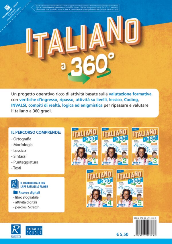 Italiano a 360° - Classe 3